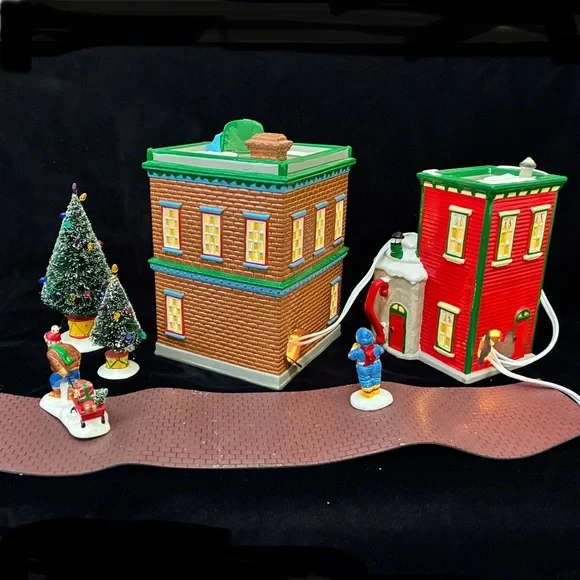 Department 56 Saturday Morning Downtown & The Whole Family Goes Shopping - Picture 4 of 16